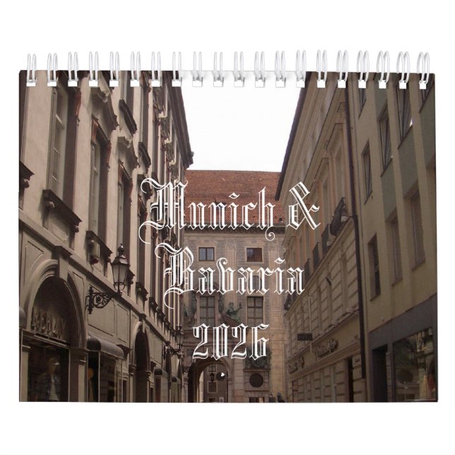 Munich & Bavaria 2026 Calendar (Cover)