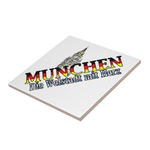 Munich Bavaria Germany Deutchland Munich Ceramic Tile