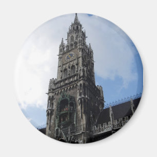 Munich Clock Tower Marienplatz Magnet