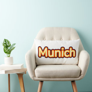 Munich Deutschland Germany Lumbar Cushion