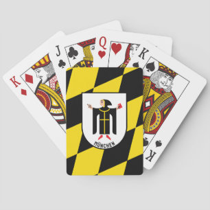 Munich flag and coat of arms playing cards