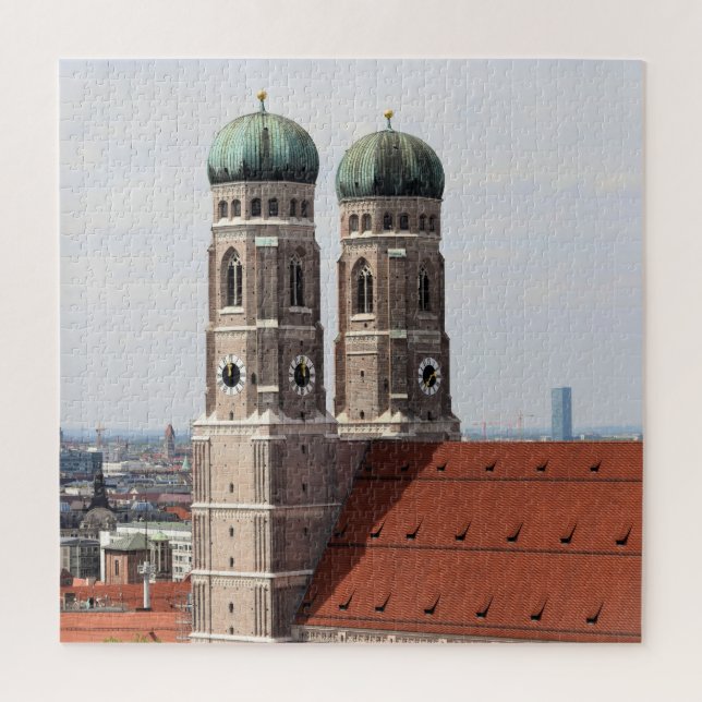 Munich Frauenkirche Cathedral - 20x20 - 676 pcs Jigsaw Puzzle (Vertical)