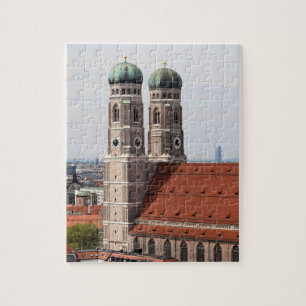 Munich Frauenkirche Cathedral - 8x10 - 110 pcs. Jigsaw Puzzle