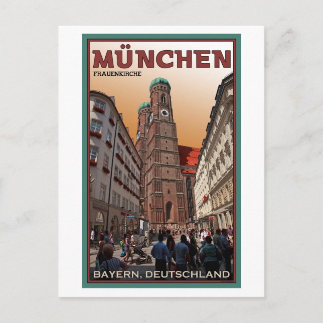Munich - Frauenkirche Postcard (Front)