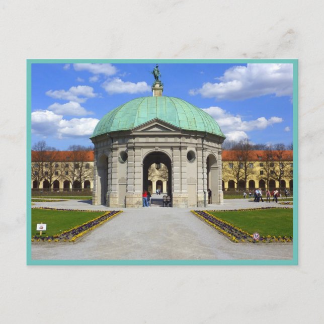 Munich Garden (Hofgarten) Postcard (Front)