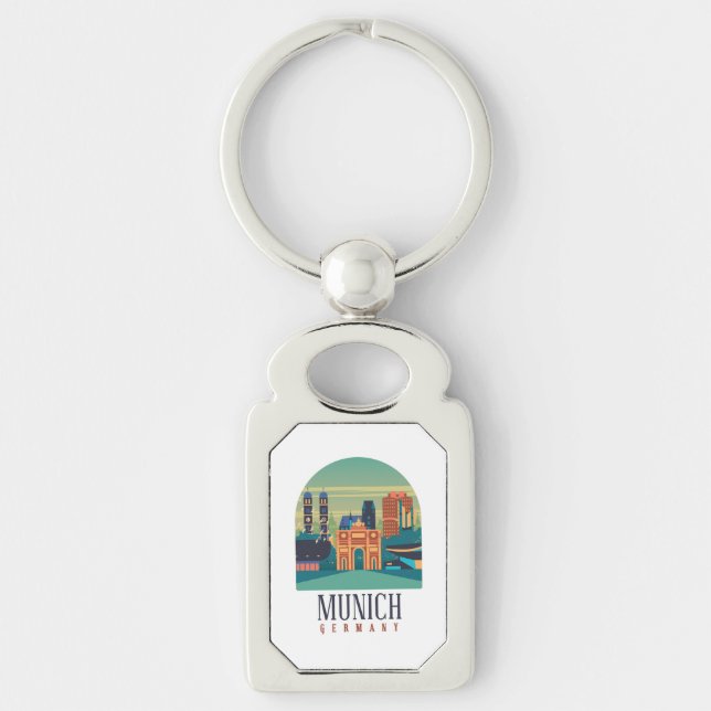 Munich Germany Keychain (Front)