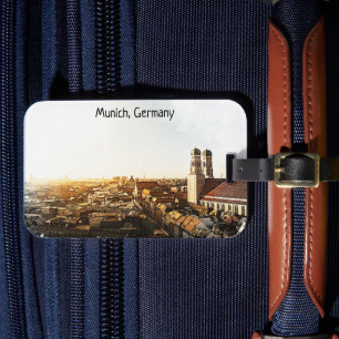 Munich Germany Panorama View Luggage Tag