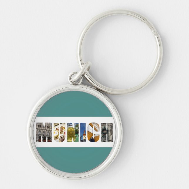 Munich Germany Travel Photos Key Ring (Front)