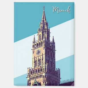 Munich Marienplatz Germany Magnet