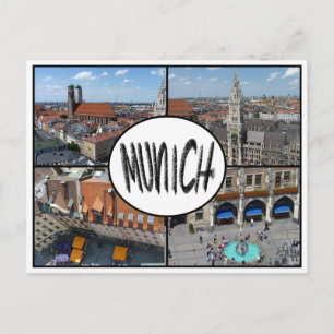 Munich Multiview Postcard