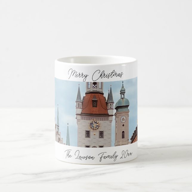 Munich Personalise Christmas Market Germany   Coffee Mug (Center)