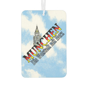 Munich Town Hall, Bavaria, Germany Car Air Freshener