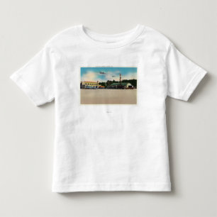 Municipal Airport Landing Field Scene Toddler T-Shirt