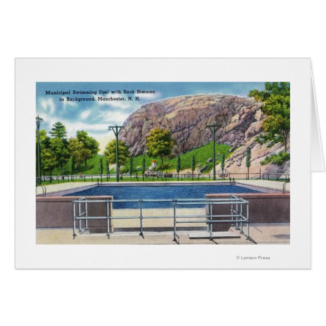 Municipal Pool View of Rock Rimmon (Front Horizontal)