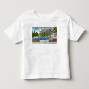 Municipal Pool View of Rock Rimmon Toddler T-Shirt