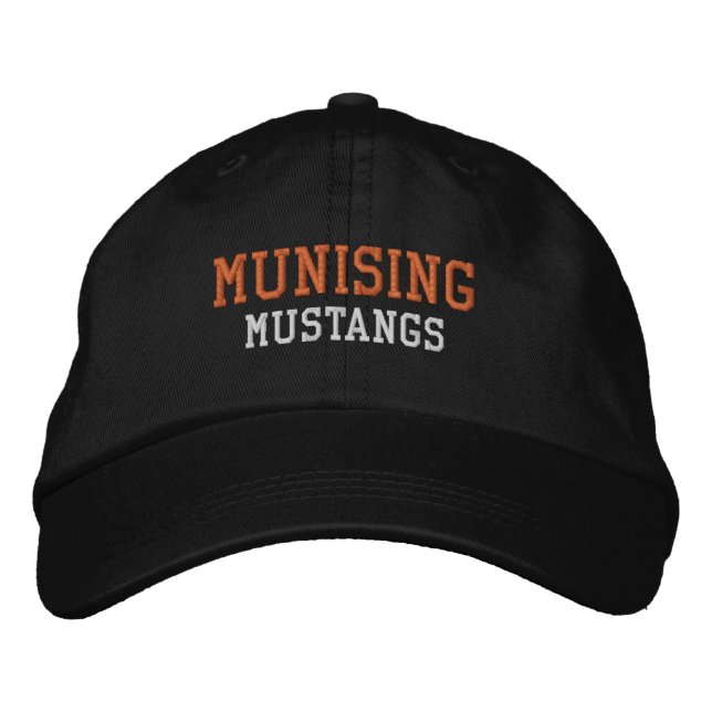 Munising High School Embroidered Baseball Hat (Front)