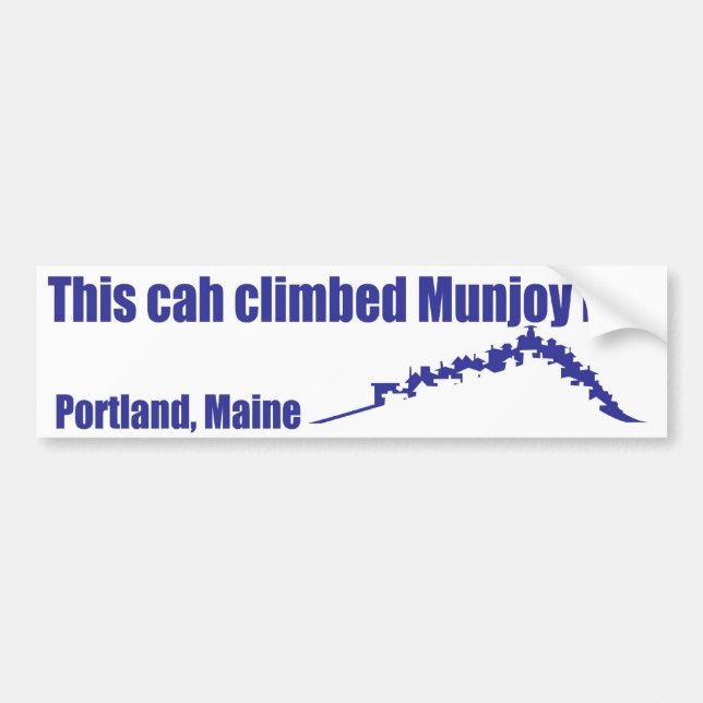 Munjoy hill bumper sticker (Front)