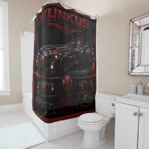 munkus automotive shower curtain/bathroom accessor curtain