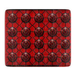 munkus emblem Glass chopping board/kitchen Cutting Board