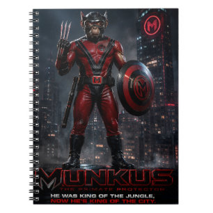 munkus Hero notebook/munkus back to school  Notebook
