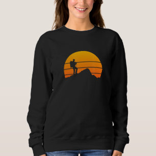 Munro Bagging Hiking Sun Silhouette Scottish Sweatshirt