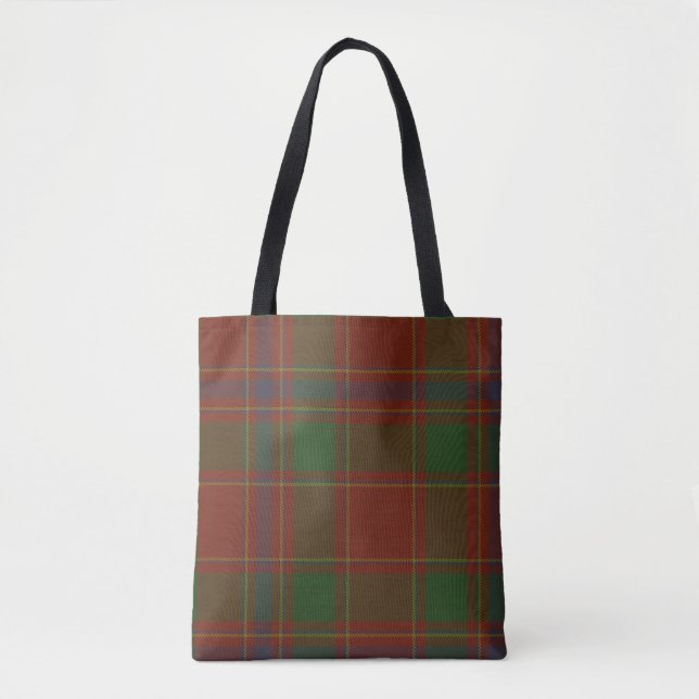 Munro Clan Tartan Tote Bag (Front)