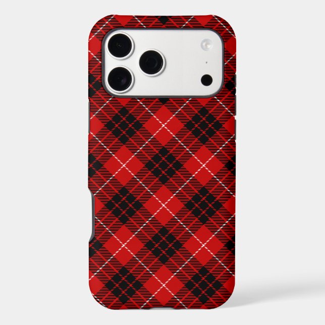 Munro tartan red black plaid (Back)