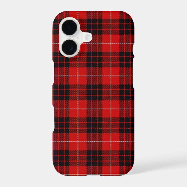 Munro tartan red black plaid (Back)