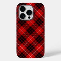 Munro tartan red black plaid
