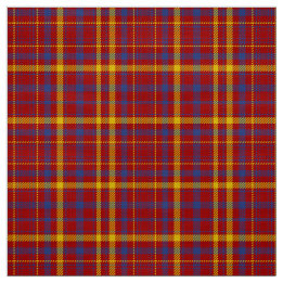 Munro Tartan Red Blue and Yellow Plaid Fabric