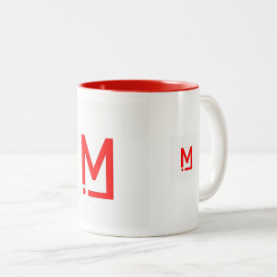 Munshi International Official Logo by Knowbytext Two-Tone Coffee Mug
