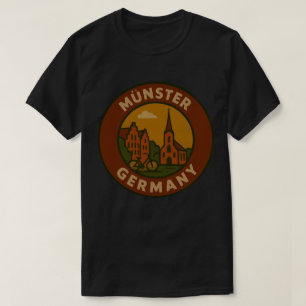 Münster Germany City Art T-Shirt