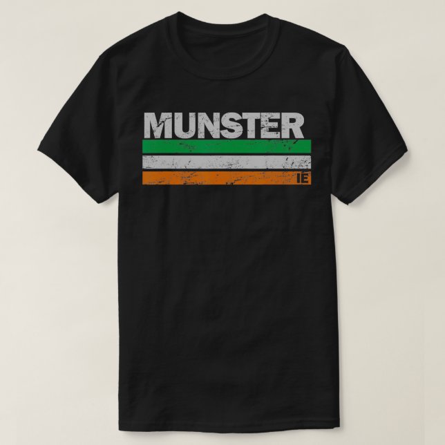 Munster Ireland Flag Irish Pride  T-Shirt (Design Front)