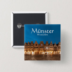 Münster Souvenir 15 Cm Square Badge