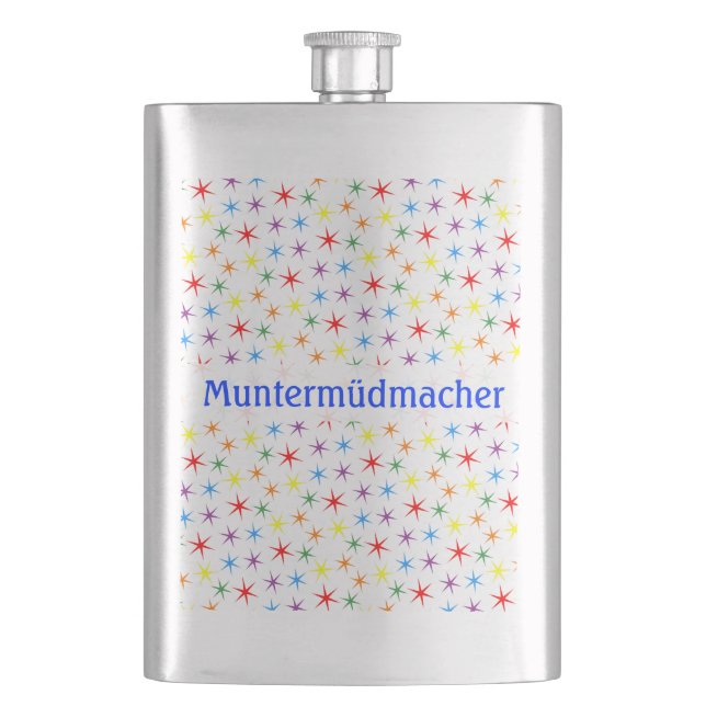 Muntermüdmacher Hip Flask (Front)