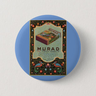 Murad Cigarettes ad 6 Cm Round Badge