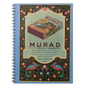 Murad Cigarettes ad Notebook