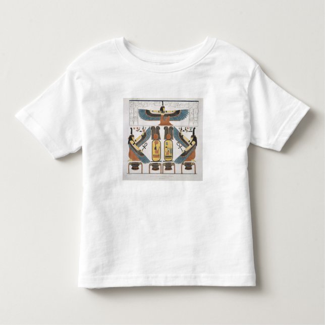 Mural from the Tombs of the Kings at Thebes, disco Toddler T-Shirt (Front)