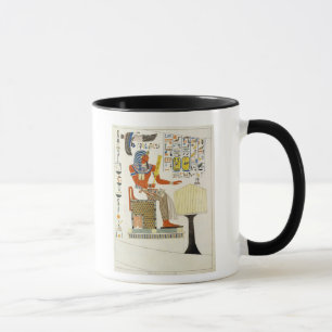 Mural from the Tombs of the Kings of Thebes, disco Mug