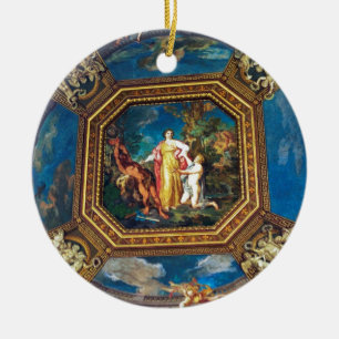 Mural in the Vatican Museum Ceramic Tree Decoration