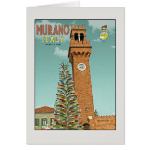 Murano Camapnile and Glass Tree