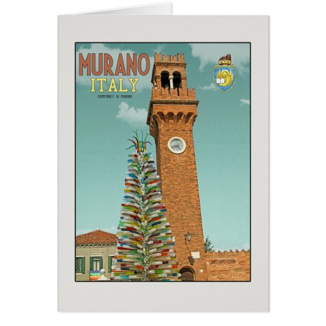Murano Camapnile and Glass Tree (Front)