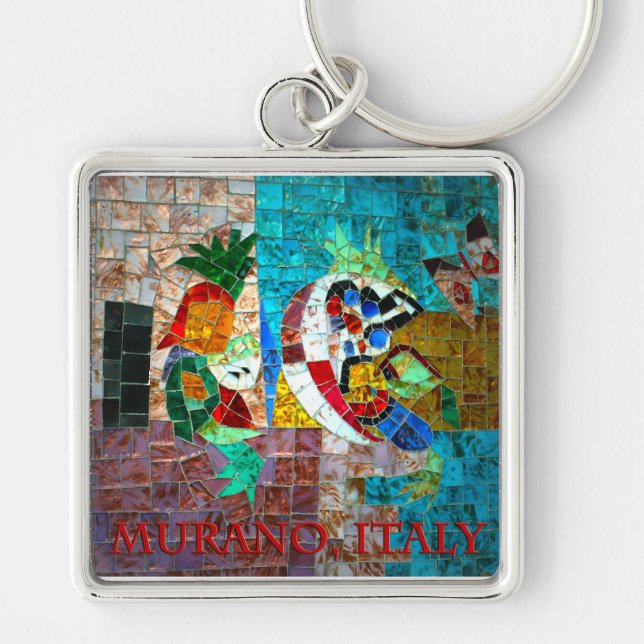 Murano Mosaic III Key Ring (Front)