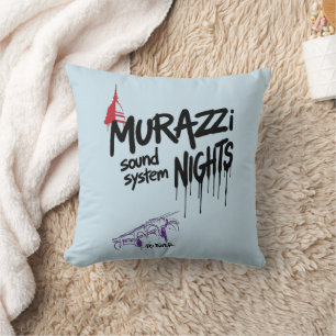 Murazzi Sound System Nights - Drip Spray Edition Cushion
