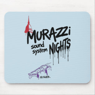 Murazzi Sound System Nights - Drip Spray Edition Mouse Pad