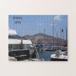 Murcia Spain boats on the water Jigsaw Puzzle