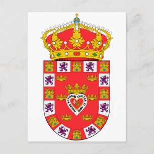 Murcia (Spain) Coat of Arms Postcard