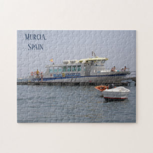 Murcia Spain ferry on the water Jigsaw Puzzle