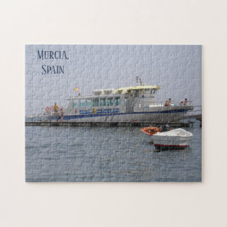 Murcia Spain ferry on the water Jigsaw Puzzle