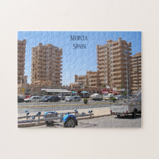 Murcia Spain Spanish town buildings Jigsaw Puzzle